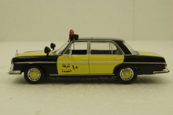 Mercedes-Benz 300 SEL 6.3 (W108), Police Kuwait 1968, yellow/black, Полицейские машины мира #79, Deagostini, 1:43