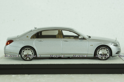 Mercedes-Maybach S600, (W222) 2016, S-Class, iridium silver, 420103, Almost Real 1:43