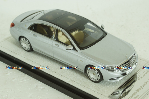 Mercedes-Maybach S600, (W222) 2016, S-Class, iridium silver, 420103, Almost Real 1:43