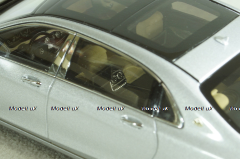 Mercedes-Maybach S600, (W222) 2016, S-Class, iridium silver, 420103, Almost Real 1:43