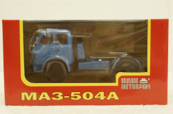 Маз-504А тягач синий, Н761, Наш Автопром 1:43