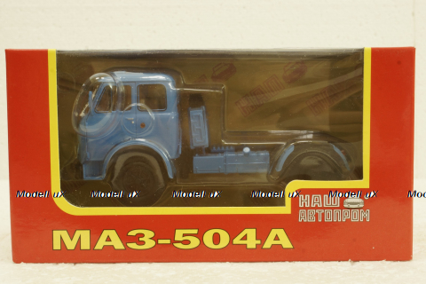 Маз-504А тягач синий, Н761, Наш Автопром 1:43