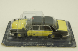 Mercedes-Benz 300 SEL 6.3 (W108), Police Kuwait 1968, yellow/black, Полицейские машины мира #79, Deagostini, 1:43