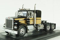Kenworth W900 SZM 1976 black / brown, TR144.22, IXO 1:43