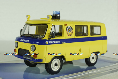 УАЗ-452 милиция 1983г., TruckTyr 1:43