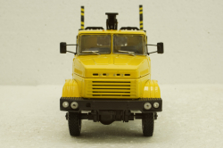 Краз-64371 лесовоз желтый/синий, Н730, Наш Автопром 1:43