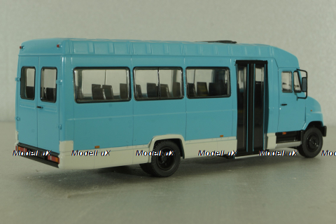 Зил-325000 автобус 1998, голубой, Наши автобусы №65, Modimio 1:43