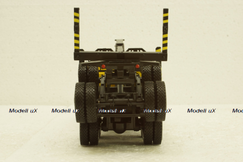 Краз-64371 лесовоз желтый/синий, Н730, Наш Автопром 1:43