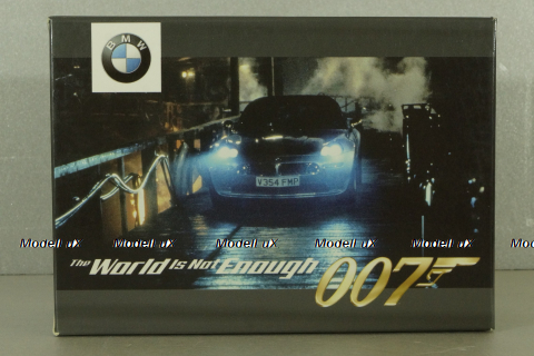 Bmw Z8 (E52) 1999 James Bond World is Not Enough 007, silver, 80420007666, Minichamps 1:43