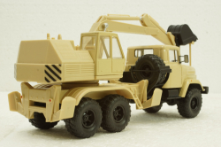 Краз-6322 ЭОВ-4422 Экскаватор, бежевый Н748, Наш Автопром 1:43