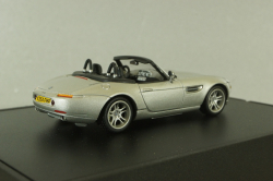 Bmw Z8 (E52) 1999 James Bond World is Not Enough 007, silver, 80420007666, Minichamps 1:43