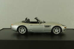Bmw Z8 (E52) 1999 James Bond World is Not Enough 007, silver, 80420007666, Minichamps 1:43