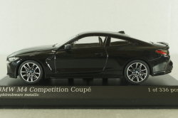 BMW M4 2020 (G82), Black, 410020124, Minichamps 1:43