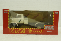 Краз-6446 тягач, белый, Н736, Наш Автопром 1:43