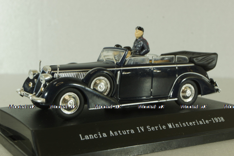 Lancia Astura IV serie Ministeriale 1938 with 3 figuren, Starline 1:43