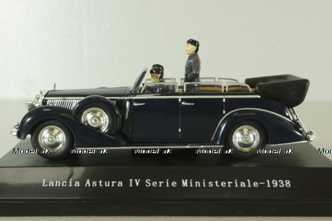 Lancia Astura IV serie Ministeriale 1938 with 3 figuren, Starline 1:43