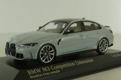 BMW M3 (G80) Competition 2020, grey, 410020206, Minichamps 1:43