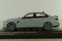 BMW M3 (G80) Competition 2020, grey, 410020206, Minichamps 1:43