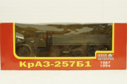 Краз-257б1 борт 1987 хаки, Н203, Наш Автопром 1:43