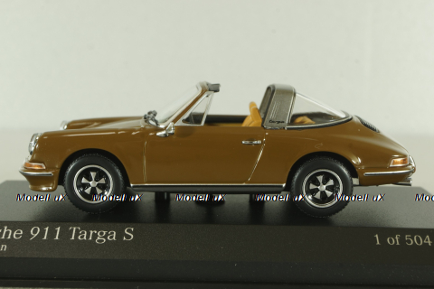 Porsche 911 Targa 1972, brown 410060160, Minichamps 1:43