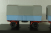 Mercedes L6600 with trailer, blue/grey, Schuco 1:43
