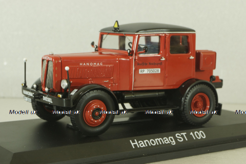 Hanomag ST 100, red/black, 010478, Schuco 1:43