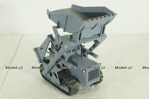 Т-157 погрузчик на базе Т-100М 1961, серый Трэкс 1:43