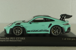 Porsche 911 (992) GT3 RS 2023 Weissach Package, Mint Green, 410062109, Minichamps 1:43