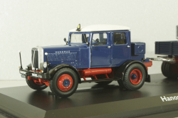 Hanomag ST 100 with trailer, blue, 02894, Schuco 1:43