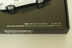 Porsche 911 GT3 (997.1) 2006, white, 25th Anniversary, 400065402, Minichamps 1:43
