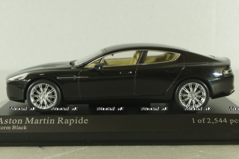 Aston Martin Rapide 2010, black, 400137900, Minichamps 1:43