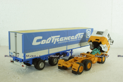 Volvo F89 с полуприцепом Fruehauf Savoyarde Совтрансавто , SSM1557, SSM 1:43
