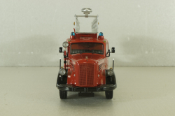 Mercedes L 6600  fire ladder 1951, blue,  03091, Schuco 1:43
