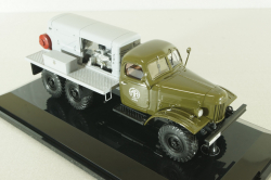 Зил-157 ПКС, передвижная компрессорная станция, 1982 г., зеленый/серый, 115707, DiP Models 1:43