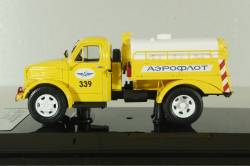 ГАЗ МЗ-51М Аэрофлот маслозаправщик, 1968г.,желтый, 105114, DiP Models 1:43