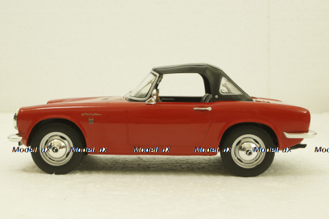 Honda S800 With Removable Soft Top, red, T9-1800190, Triple9 1:18