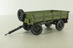 Прицеп 2-ПН-2 хаки (с дугами и тентом), 600203, DiP Models 1:43