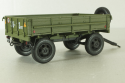 Прицеп 2-ПН-2 хаки (с дугами и тентом), 600203, DiP Models 1:43