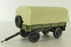 Прицеп 2-ПН-2 хаки (с дугами и тентом), 600203, DiP Models 1:43