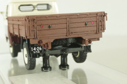 Уаз-450Д, бортовой, бежево-бордовый, 1958г., 145002, DiP Models 1:43