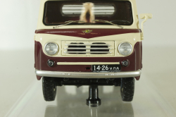 Уаз-450Д, бортовой, бежево-бордовый, 1958г., 145002, DiP Models 1:43