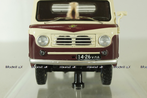 Уаз-450Д, бортовой, бежево-бордовый, 1958г., 145002, DiP Models 1:43