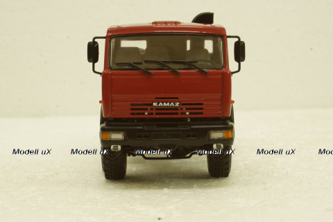 Камаз-44108 6х6 тягач, червоний, АвтоИстория 1:43