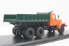 Краз-256Б1, самосвал, оранжевый/зеленый, SSM1086, SSM 1:43