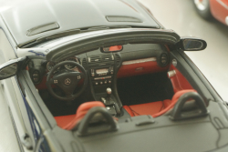 Mercedes 190 SL (W 121) 1955 red and Mercedes SLK 350 (R171) 2004 black, Set, B66045920,  Minichamps 1:43 