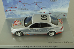 Mercedes E 320 CDI (W211) Rallye Paris-Peking Nr.05 2006, silver/grey, B66962261, Minichamps 1:43