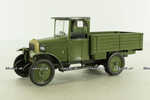 Амо-Ф-15 бортовой, зеленый, Автолегенды СССР Лушее №12, 1:43