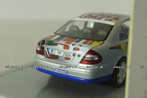 Mercedes E 320 CDI (W211) Rallye Paris-Peking Nr.01 2006, silver, B66962258, Minichamps 1:43