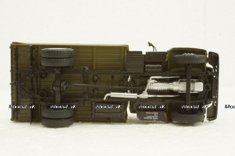 Газ-3308 бортовой с тентом, хаки, Наши Грузовики №21, Конверсии 1:43