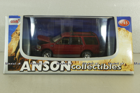 Ford Expedition (UN93) 1996, red, 80804, Anson 1:43